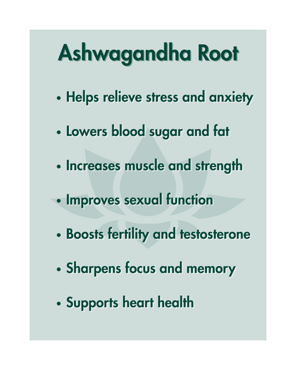 NEW Calm & Relax Herbal Tea Blend [Ashwaganda Root + Holy Basil + Lemon Balm + Rose Petals]