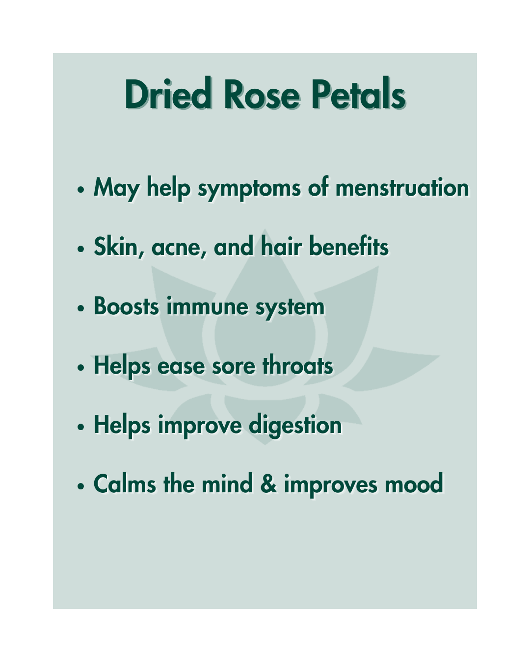 NEW Calm & Relax Herbal Tea Blend [Ashwaganda Root + Holy Basil + Lemon Balm + Rose Petals]